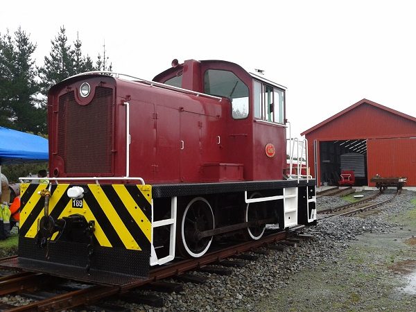 Shunt loco Tr189 at Maymorn