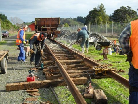 track approaching the crossing