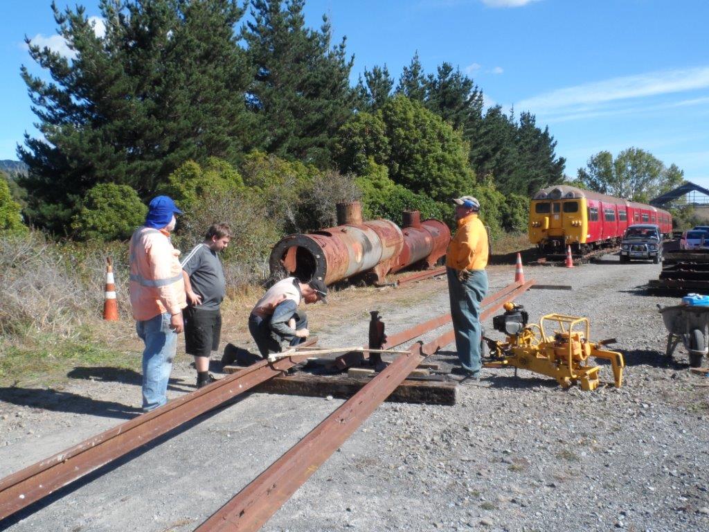 Trust members rebuilding road 4 at Maymorn