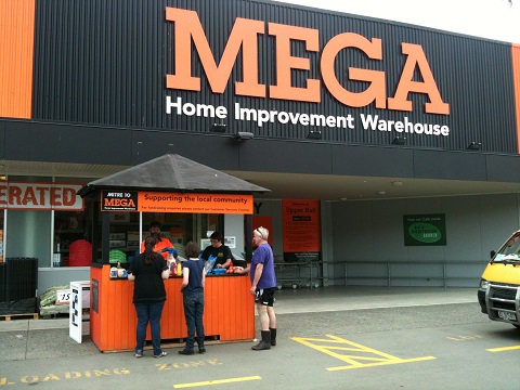 Trust fundraiser at Mega Mitre 10, Upper Hutt