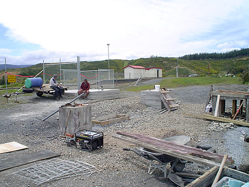 drainage works 28 October 2006.