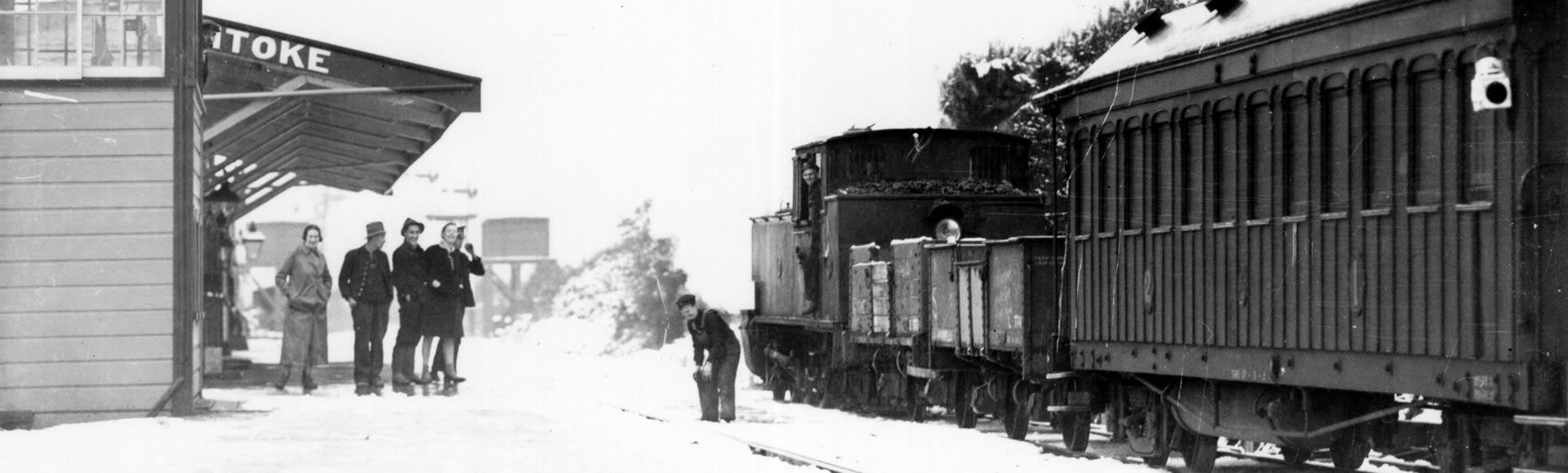 Ww with short train at Kaitoke