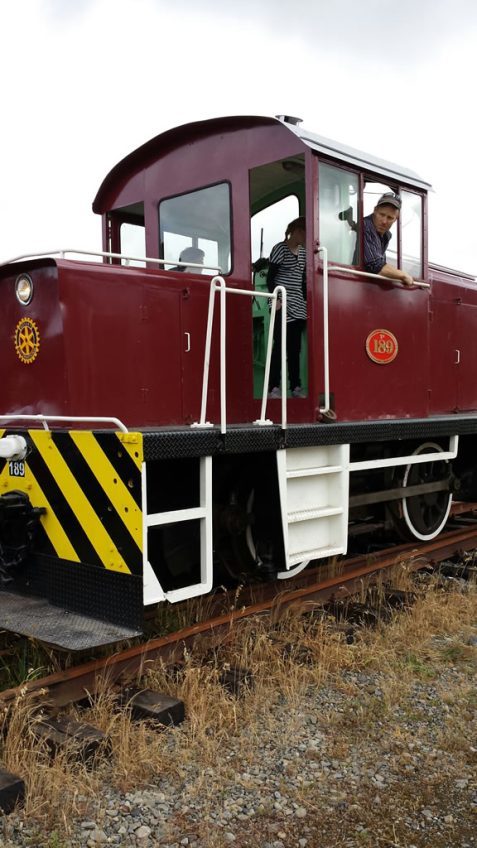 Reversing back into Maymorn depot. Photo: Jean McCracken