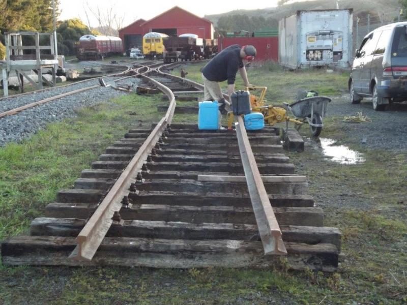 Loop track build starts Remutaka Incline Railway
