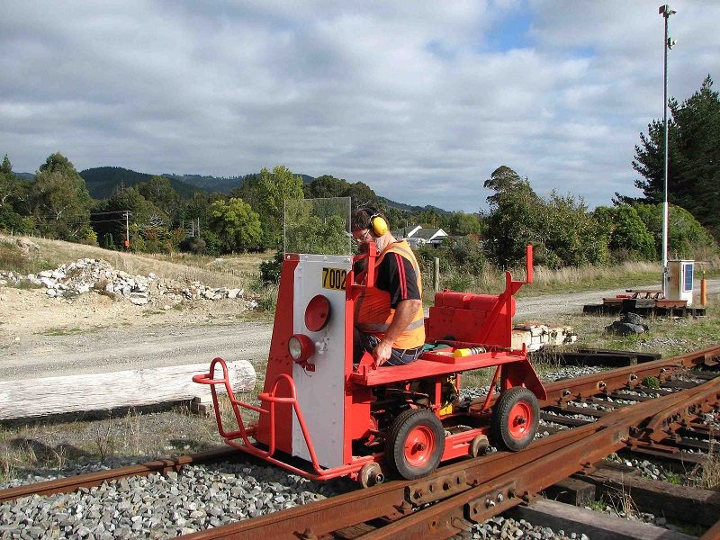 Ray takes the trolley through its paces