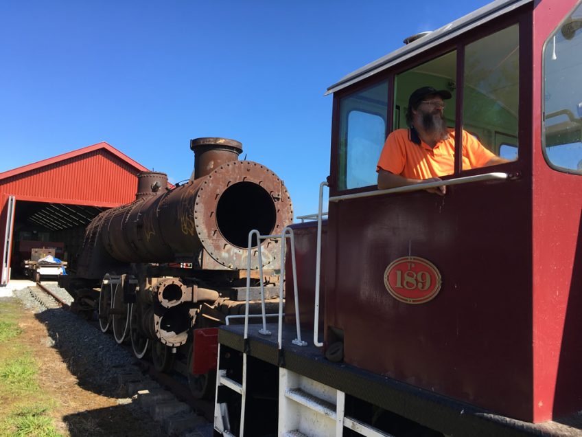 Ray Hampton driving Tr 189 during shunting 