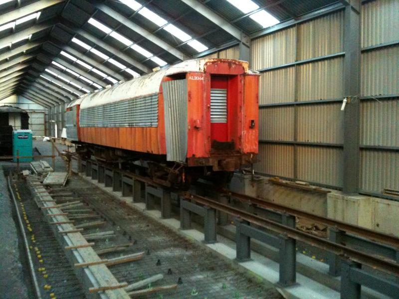 A 1914 in Rail Vehicle shed, c 2009