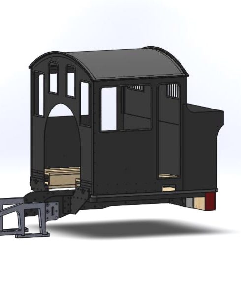 CAD modeling for loco rebuild