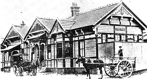 The Maymorn station building is based off a design used at Waimate